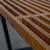 Wood Early Mid Century Modern George Nelson Platform Bench for Herman Miller Maple Slats Black Painted Legs For Sale - Image 7 of 18