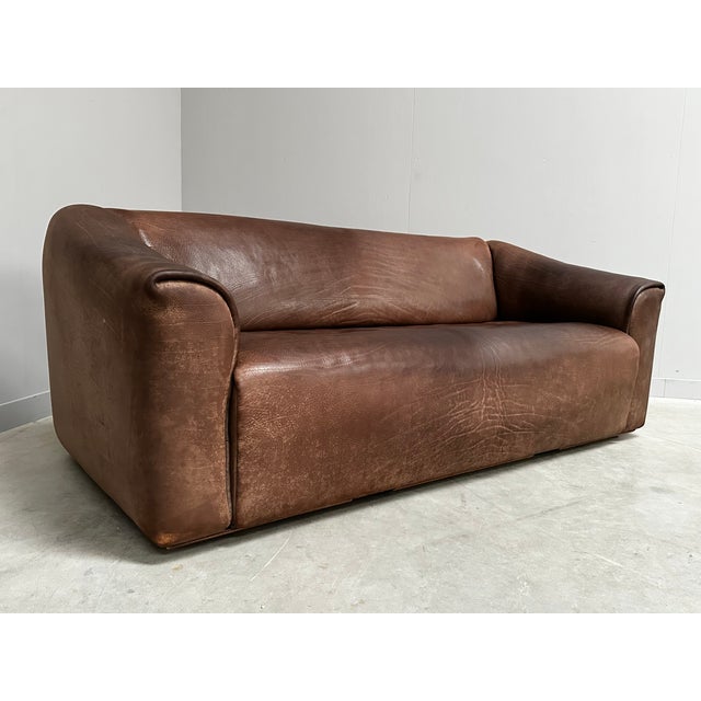 DS47 3-Seater Sofas in Leather from de Sede, 1970s, Set of 2 For Sale - Image 15 of 18