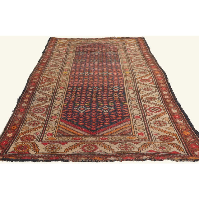 Tribal Late 19th Century Caucasian Kazak Rug, 03'07 X 07'01 For Sale - Image 3 of 10