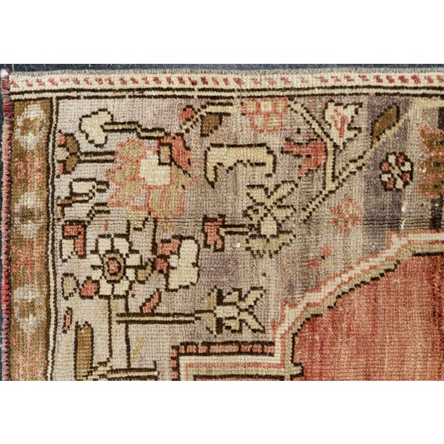 Early 21st Century Turkish Vintage Rug 3'5" x 7'3" #21319 For Sale - Image 5 of 8