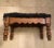 Late 20th Century Vintage Art Deco Wood Footstool With Fringe For Sale - Image 5 of 6