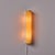 1940s Finnish Yellow Cylindrical Glass & Metal Plug-in Wall Lamp For Sale In Los Angeles - Image 6 of 18