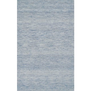Momeni James Light Blue Hand Tufted Area Rug 9' X 12' For Sale