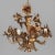 Hans Kögl Italian Gilt Tôle Chandelier For Sale - Image 4 of 11