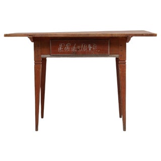Northern Swedish Gustavian Country Pine Table For Sale