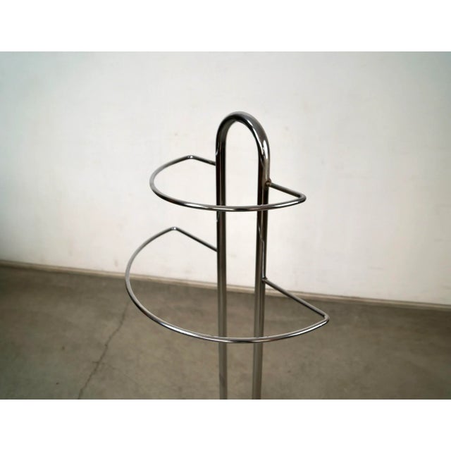 Chrome 1970’s Mid-Century Modern Art Deco Chrome Rack / Valet For Sale - Image 8 of 12