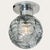 1970s Murano Glass and Chrome Flush Mounts attributed to Doria, Germany, 1970s For Sale - Image 5 of 10
