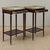 Pair of Antique French Louis XVI Mahogany End Tables With Carrara Marble Tops For Sale - Image 15 of 18