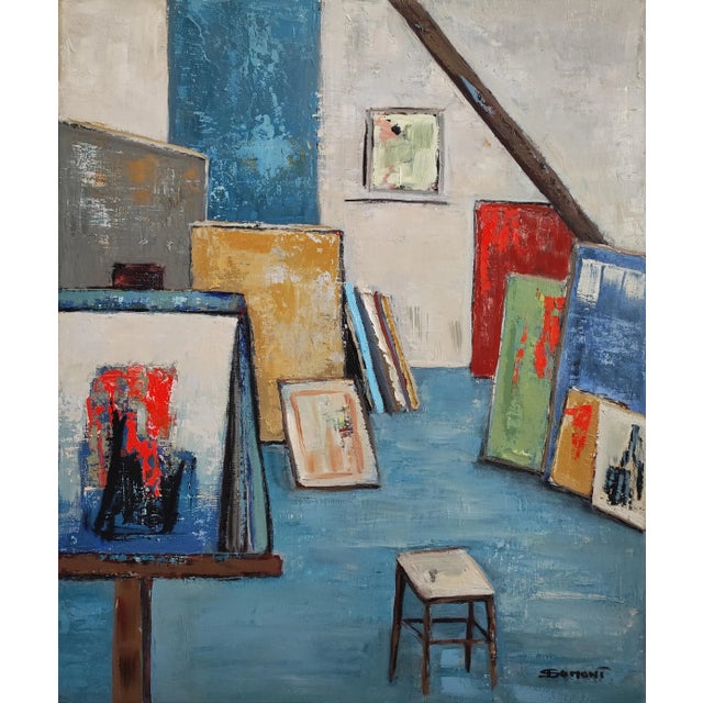 In "Atelier 5," Sophie Dumont offers an intimate glimpse into the artist’s workspace, where creativity flows amidst a...