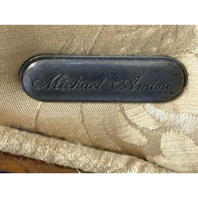 Victorian 1980s Michael Amini “Essex Mannor” Side Chair For Sale - Image 3 of 4