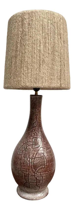 Ceramic Table Lamp from Accolay, 1970s