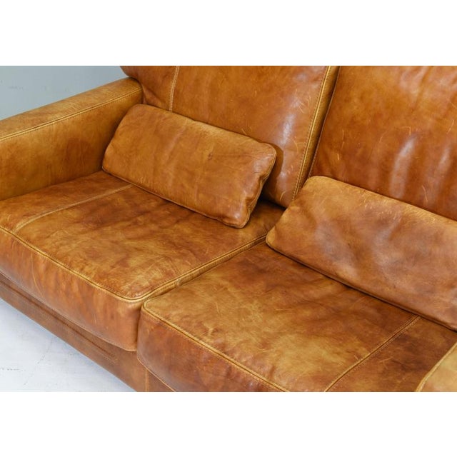 Arcon Sofas in Buffalo Leather by Marco Milisich, Italy, 1970s, Set of 2 For Sale - Image 16 of 18