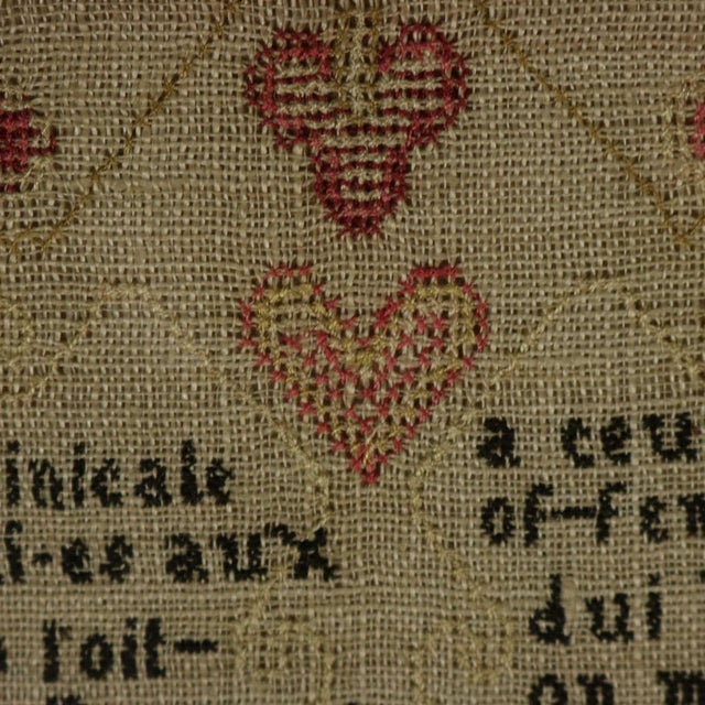 Antique Sampler, 1777 by Phebe Hotham Aged 10 For Sale - Image 12 of 18
