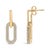 Drape your ears in the scintillating allure of 10K yellow gold and pristine lab-grown diamonds with these elegant dangling...