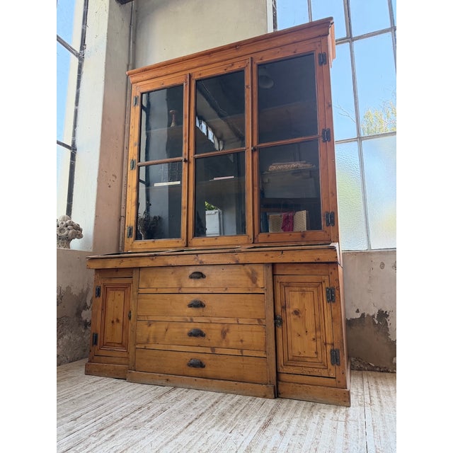 Wood 19th Century Napoleon Grocery Store Cupboard For Sale - Image 7 of 18
