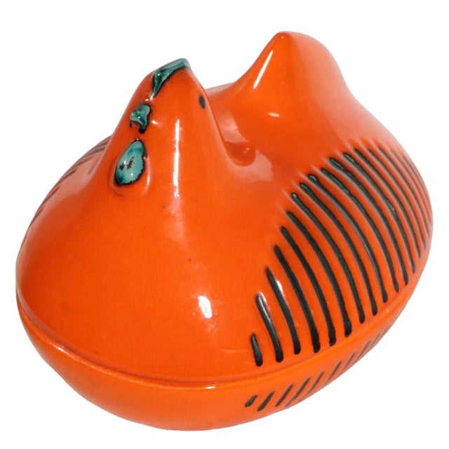 Mid Century Covered Serving Dish Hen on Nest Style Possibly Made in Italy C 1970's For Sale In New York - Image 6 of 9