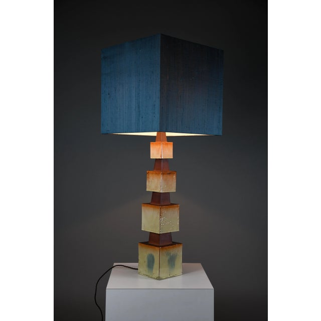 1960s Sculptural Ceramic Table Lamp, 1960s For Sale - Image 5 of 13