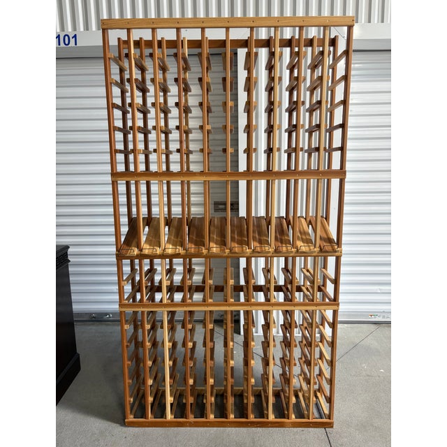 Heart of Redwood 150 Bottle Wine Rack, 21st Century For Sale In Savannah - Image 6 of 6