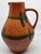This vintage ceramic vase, made in West Germany in the 1970s, is an iconic piece of design from that era. Standing 26 cm...