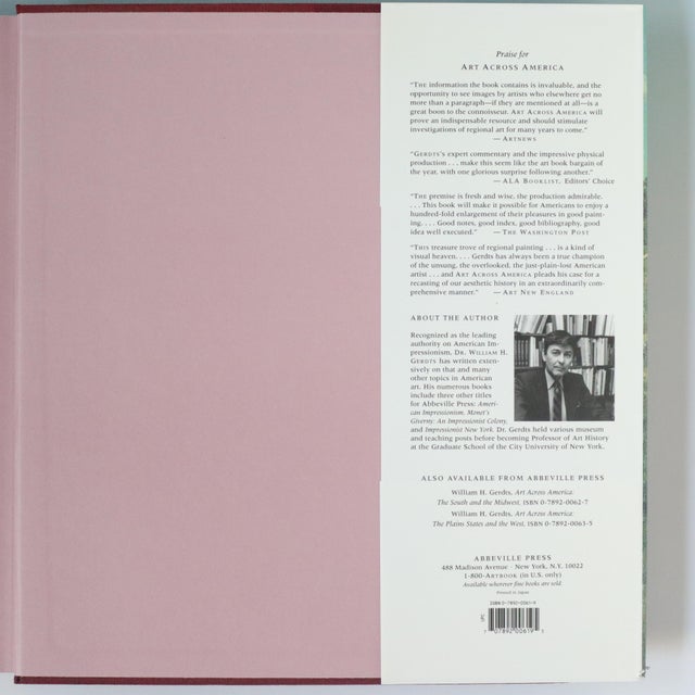 Paper 1990s William H. Gerdts “Art Across America: The East and Mid-Atlantic” Art Book For Sale - Image 7 of 14