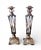 Metal Rare Pair Bronze Sculptured Brutalist Judaica Ceremonial Candlesticks ~ Chaim Hendin (b.1920) For Sale - Image 7 of 16