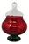 Red and Green Jar in Empoli Glass from Rossini, 1960s For Sale - Image 6 of 6
