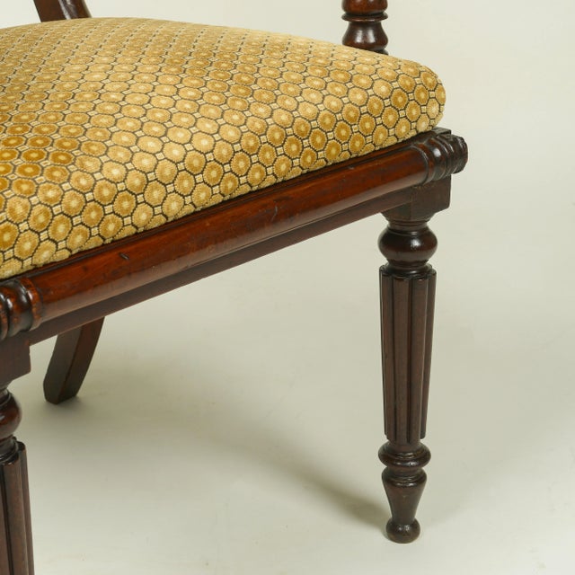 A George IV Mahogany Armchair For Sale - Image 4 of 10