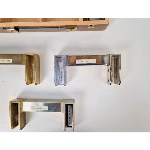 1970s Vintage Sales Sample Suitcase and Accessories by Peter Ghyczy, 1970s, Set of 7 For Sale - Image 5 of 12