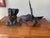 Antique Japanese Cast Iron Hinged Wing Eagle Sculpture For Sale - Image 9 of 11