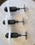 2020s Apparatus Studio Median Mono Alabaster & Blackened Brass Pendants - Set of 3 For Sale - Image 5 of 14