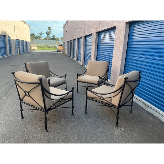 Kreiss Bermuda Patio Lounge Chairs Set of 4 For Sale - Image 11 of 13