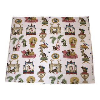 Fanciful Cats Fabric 11 Yards For Sale