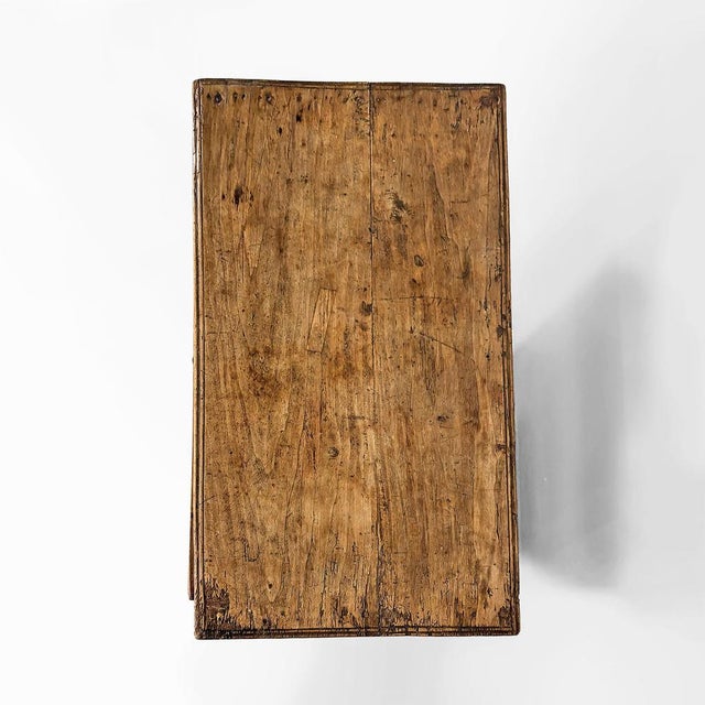 Italian Wooden Chest of Drawers with Iron Handles, 1930s For Sale - Image 9 of 18