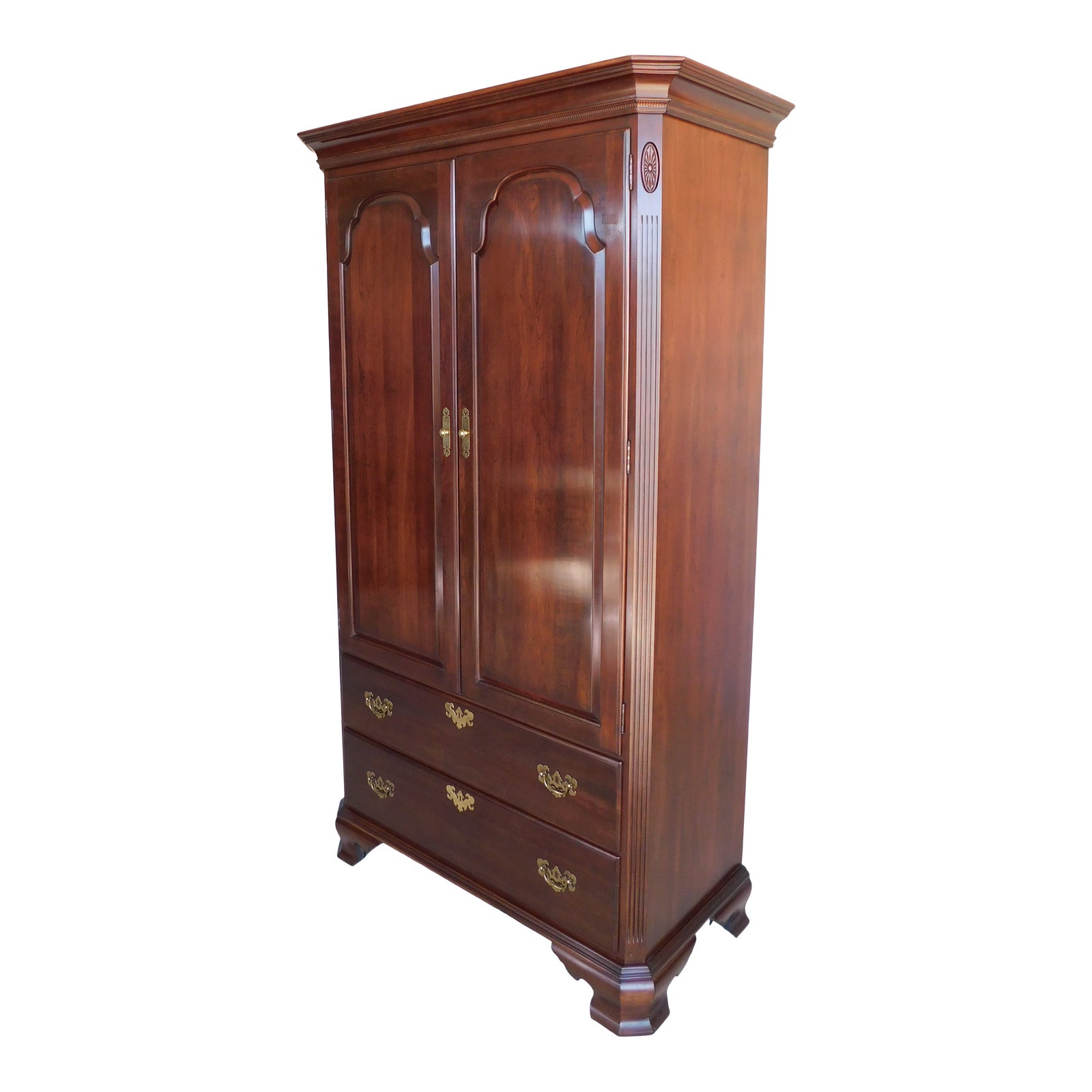 Ethan Allen Court Cherry Armoire / Chest 115245 Chairish