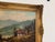 Large VTG Alpine Mountain Landscape Oil Painting European Cabin Framed Signed For Sale - Image 13 of 15