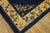 1920s Navy Blue Open Field Medallion Antique Chinese Peking Knotted Rug Carpet For Sale - Image 9 of 12