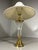 Large Crystal and Brass Table Lamps, 1960s, Set of 2 For Sale - Image 14 of 18