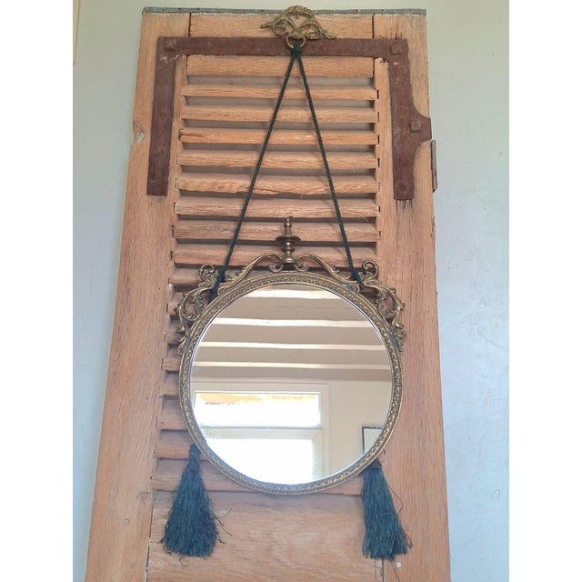 Vintage Victorian Bronze Mirror, 1950s For Sale - Image 11 of 11