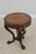 Traditional Maitland Smith Regency Style Mahogany Round Lamp Table For Sale - Image 3 of 15