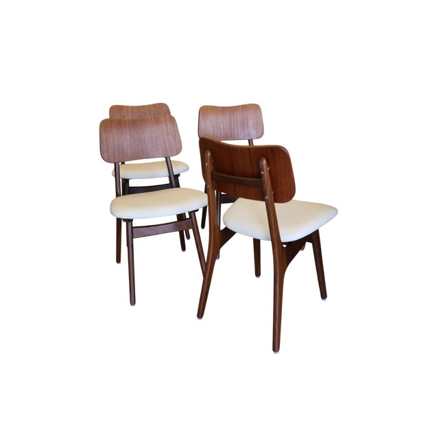 Boltinge Stolefabrik Chairs in Teak by Arne Hovmand Olsen, 1960s, Set of 4 For Sale - Image 15 of 16