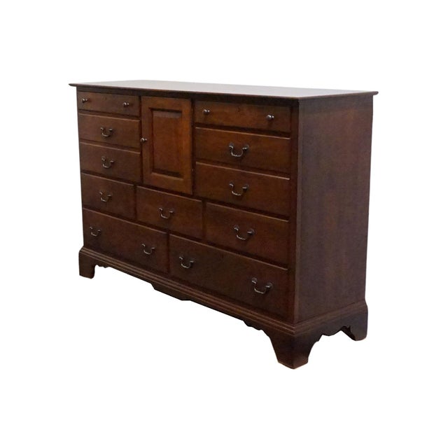 American Kincaid Furniture Solid Cherry Early American Traditional Style 64" Triple Dresser 79-161 For Sale - Image 3 of 12