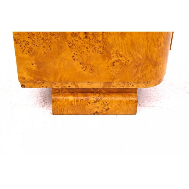 Art Deco Bedside Tables, Poland, 1930s, Set of 2 For Sale - Image 14 of 15