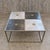 Set of three weighty industrial / brutalist coffee tables Combines robust design with a refined aesthetic Tables are made...