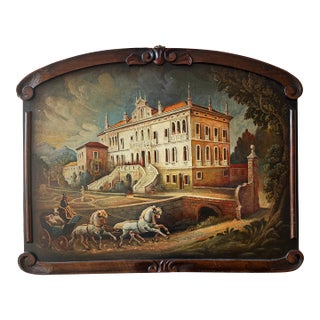 Mid 20th Century Italian Decorative Wall Art Fireplace Mantle Art For Sale