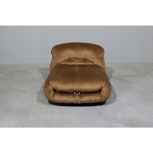 Cassina Set of Lounge Chair and Ottoman by Afra & Tobia Scarpa for Cassina, 1970s For Sale - Image 4 of 12