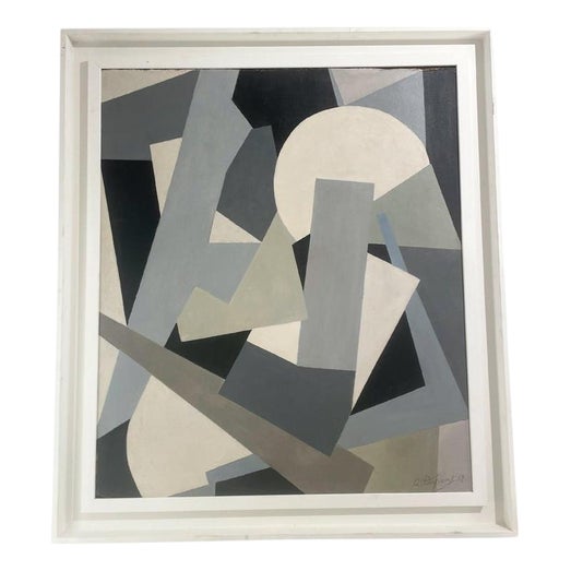 Armilde Dupont, Composition, 1970s, Oil on Canvas For Sale