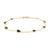 Metal VRJewels 2.05ct Bezel Set Blue Sapphire Station Bracelet in 14k Yellow Gold For Sale - Image 7 of 18