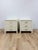 Contemporary Early 20th Century Pair of Mitchell Gold + Bob Williams White Nightstands, Red Drawers For Sale - Image 3 of 14