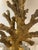 Hollywood Regency Gilt Gold Coral Table Lamp With Black Shade For Sale - Image 9 of 9