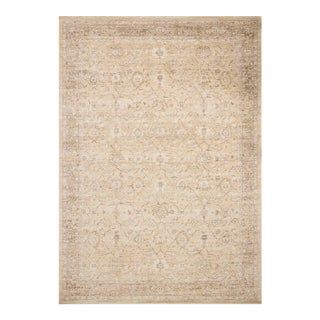 Chris Loves Julia x Loloi Palma Wheat / Bark 2'-7" x 10'-0" Runner Rug For Sale